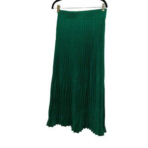 maje Paris France kelly Green st Patrick Day Holidaysparkle pleated midi…